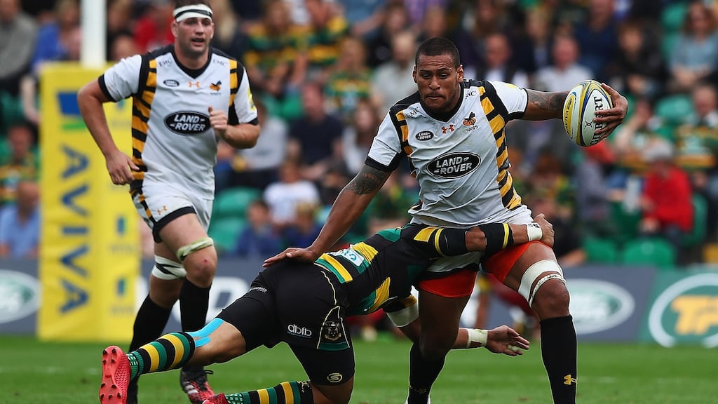 Nathan Hughes of Wasps: Fijian-raised backrow forward set to be named in England squad for autumn internationals. Photograph: Matthew Lewis/Getty Images.