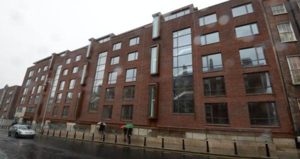 Senior citizens housing complex on Gardiner Street, near Mountjoy Square, Dublin. Photograph: Dara Mac Dónaill/The Irish Times