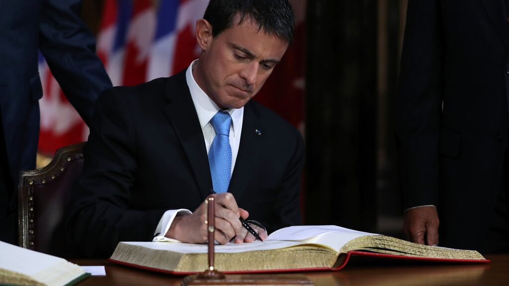 French prime minister Manuel Valls: he said EU states must “progress towards common European tax rates”
