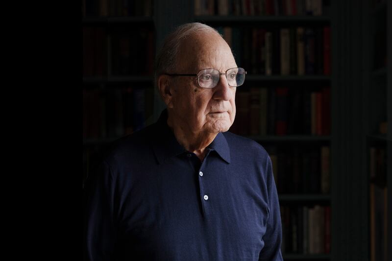 Agreement in Northern Ireland did not come overnight. It took many painful months and years. But George Mitchell stuck at it, keeping the negotiators at the table, despite the violence that continued on the streets. Photograph: Jan McCullough