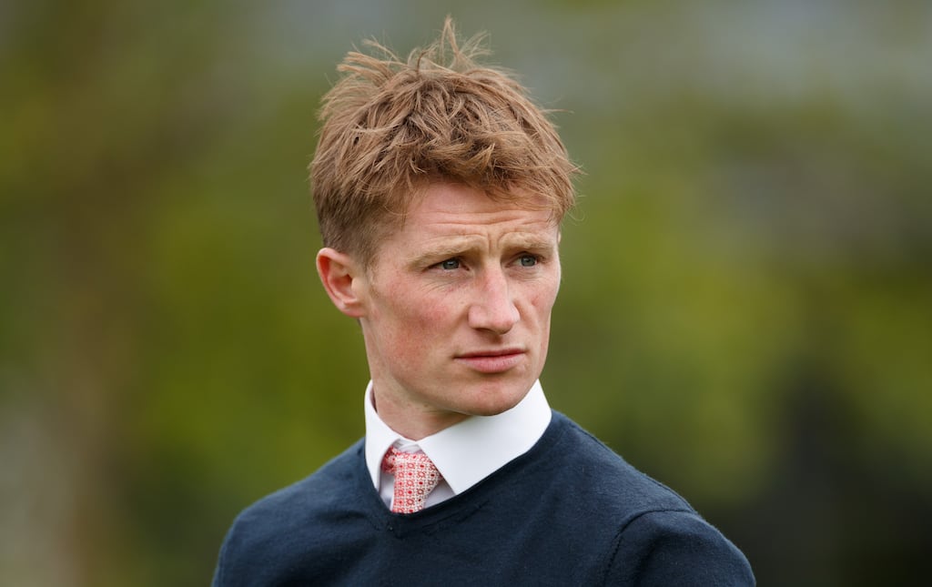 Denis Hogan: the Tipperary trainer’s ire was justifiable after Benji’s Benefit was clearly hampered by the run of winner Tell Us This at Down Royal. Photograph: James Crombie/Inpho