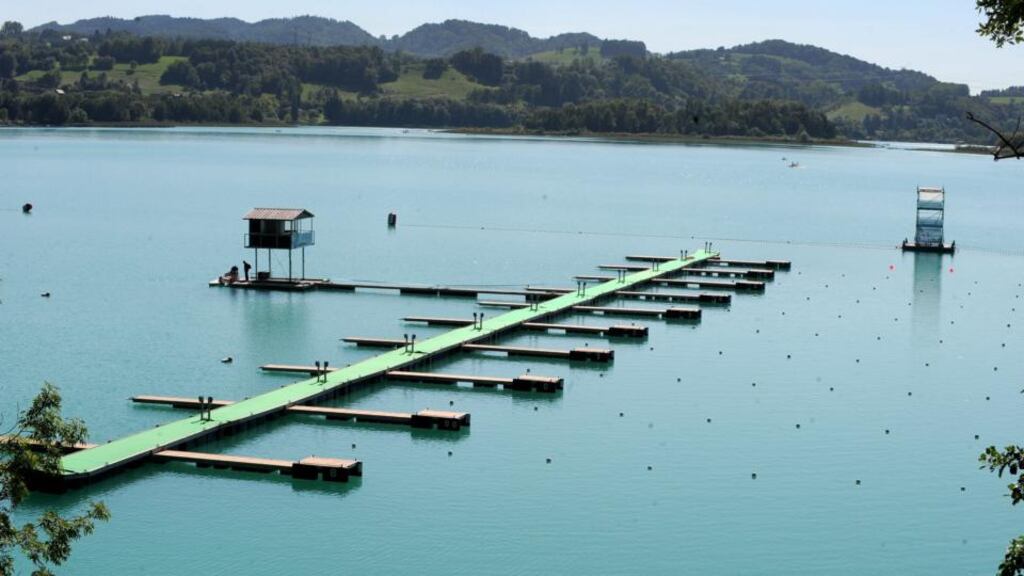 Aiguebelette lake in eastern France will host the 2015 World Rowing Championships from August 30th to September 6th. Photo: Jean Pierrre Clatot/Getty
