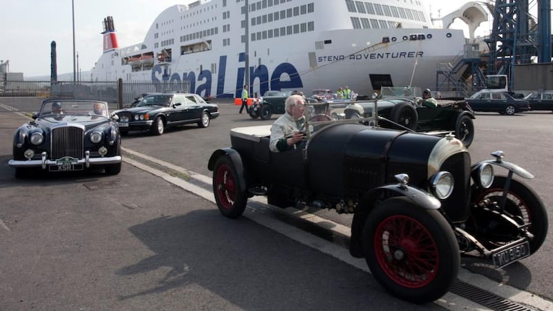 Bentley owners driving across Ireland