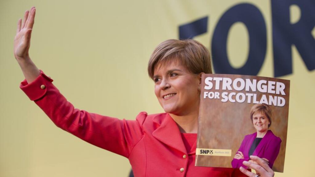 Scottish first minister Nicola Sturgeon: Piers Morgan huffs that the Scottish National Party leader is “the world’s most dangerous woman”. Photograph; Lesley Martin/AFP/Getty Images