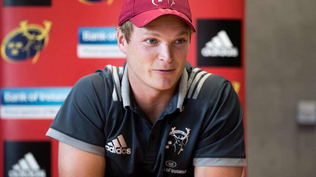 Tyler Bleyendaal captains Munster against Treviso. Photograph: Bryan Keane/Inpho