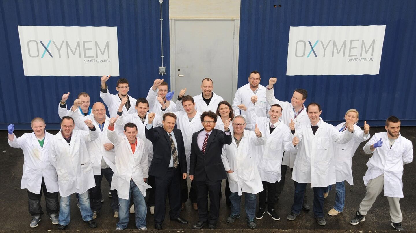 OxyMen: innovative solution for wastewater aeration. Photograph: David O’Shea