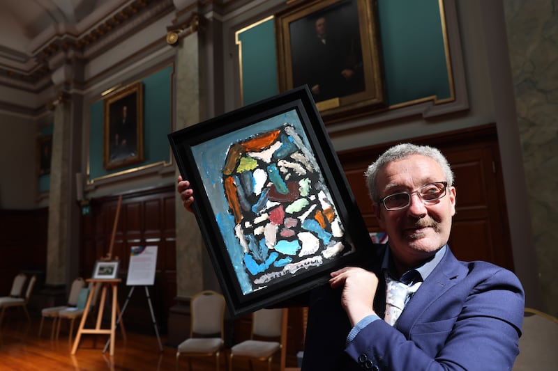 Artist Martin Carolan from Lucan, Dublin. Photograph: Dara Mac Dónaill