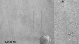 Mars lander crashed and exploded, images suggest