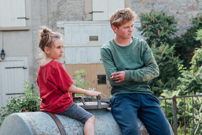Luna Garret and Clement Faveau in Holy Cow. Photograph: Conic/Laurent le Crabe