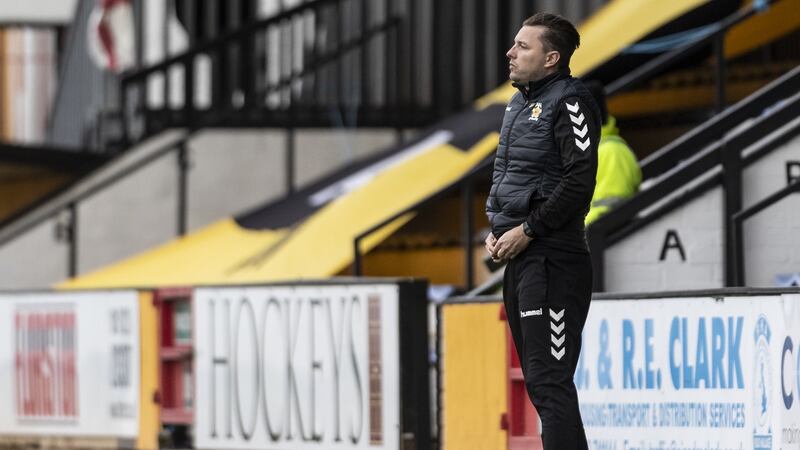 Cambridge United manager Mark Bonner: ‘I’ve always done a job I’m too young to do in the eyes of many people.’ Photograph:  Andrew Kearns/CameraSport via Getty Images