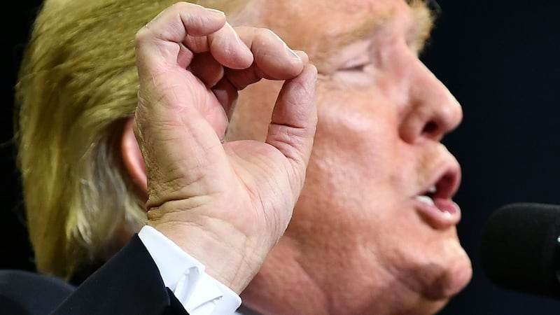 US president Donald Trump: used usual sledgehammer approach this week as he threatened to pull the US out of the World Trade Organisation.