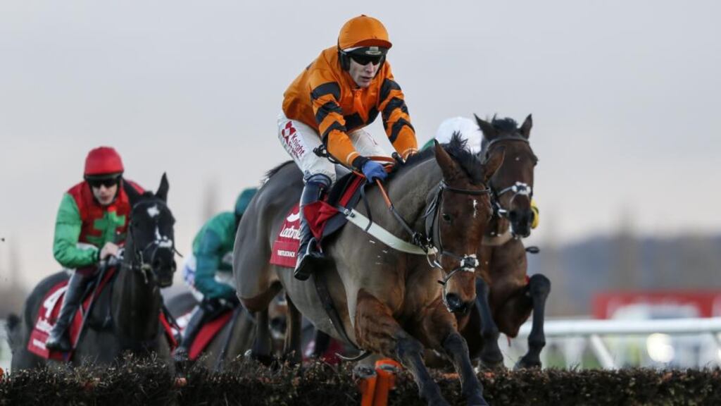 Tom Scudmore riding Thistlecrack at Newbury. Photo: Alan Crowhurst/Getty Images