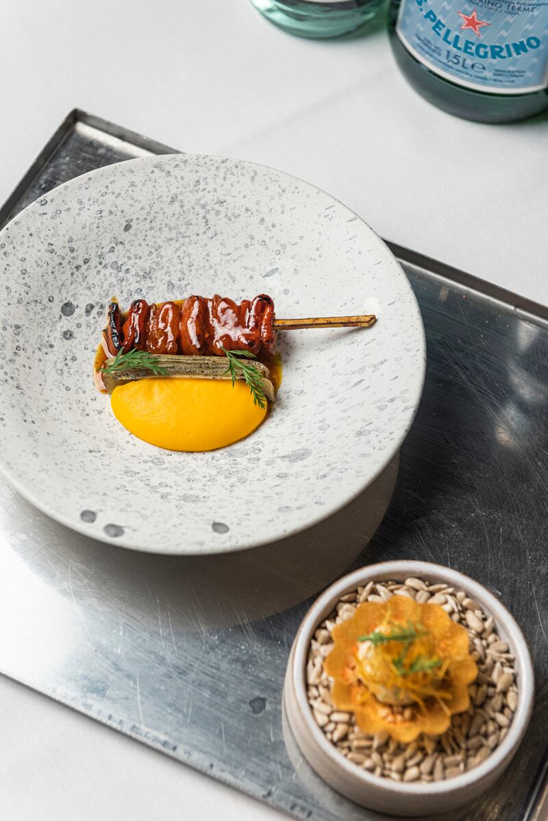 The wining dish at the UK & North Europe regional final of San Pellegrino Young Chef 2020: Humble Vegetables