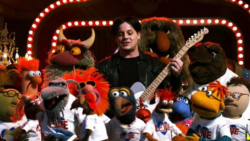 A cross between a mop and a bucket: Jack White on The Muppet Show