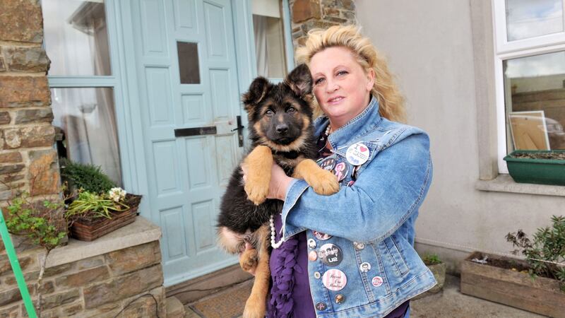 Sharon Alston, a vet and the founder of Forever Young 1980s pop festival at home in Mallow, Co Cork. Photograph: Daragh Mc Sweeney/Provision