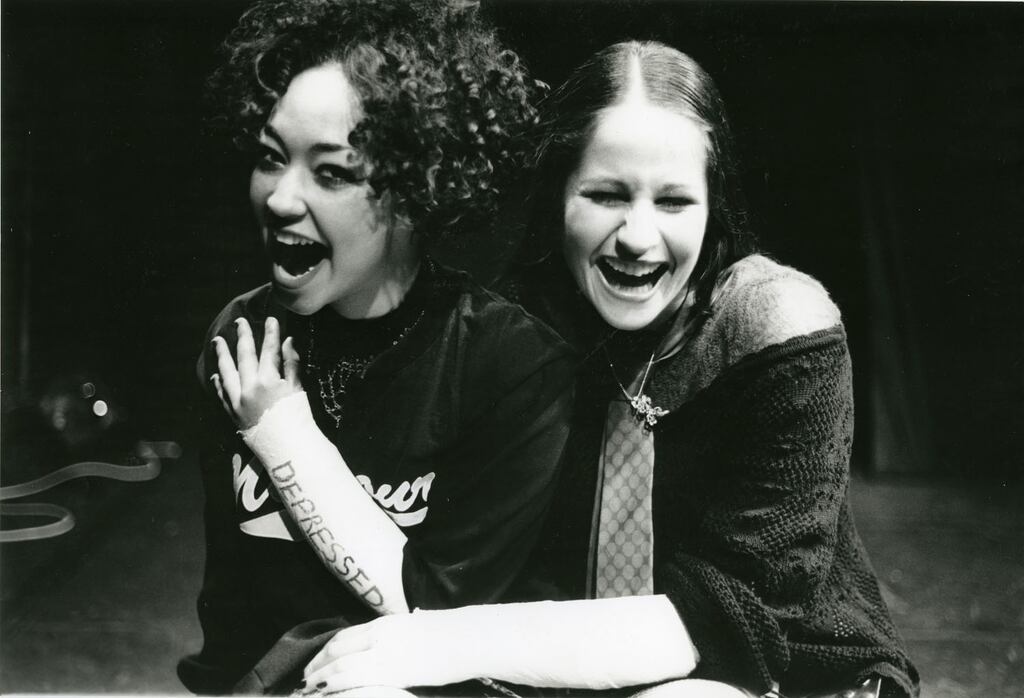 Ruth Negga, left, and Katy Davis in Pan Pan's Amy the Vampire and Her Sister Martina (2005)