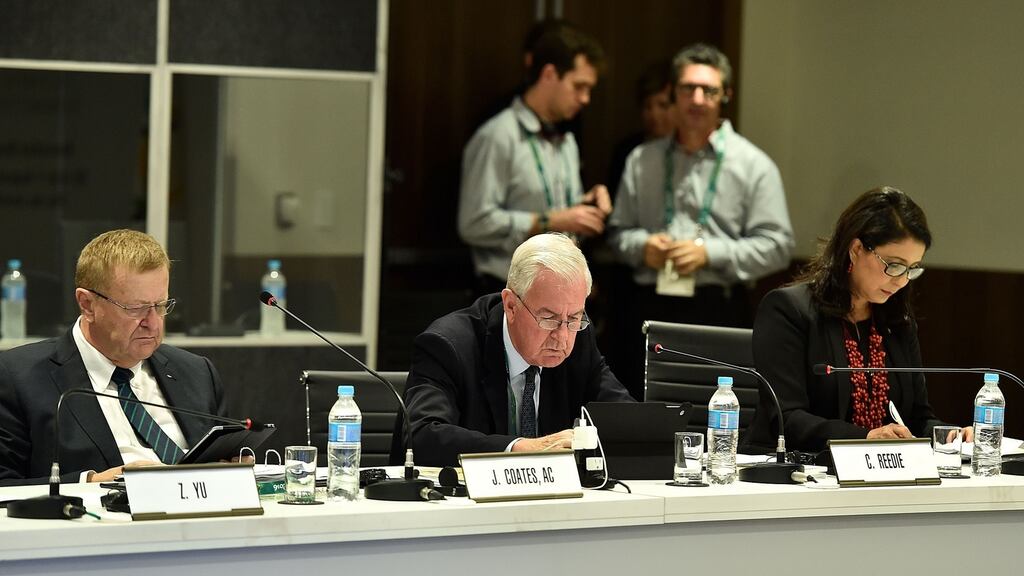 Sir Craig Reedie Wada President and Vice President of the IOC attends the IOC Executive Board Meeting in Rio de Janeiro. Photo: Getty Images