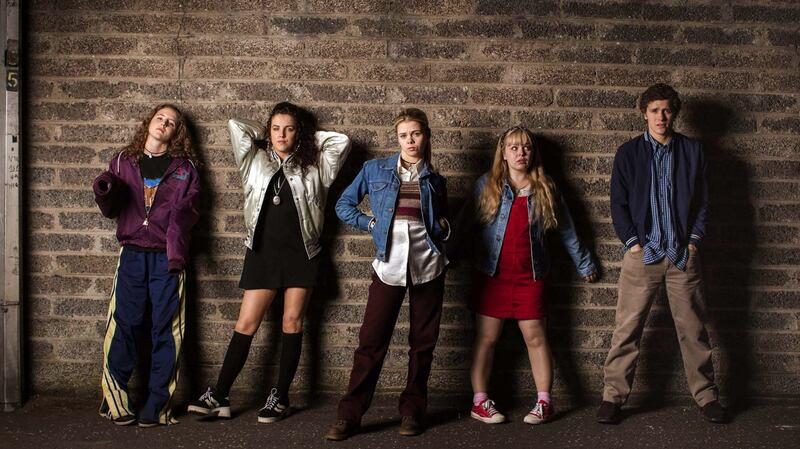 The cast of Derry Girls