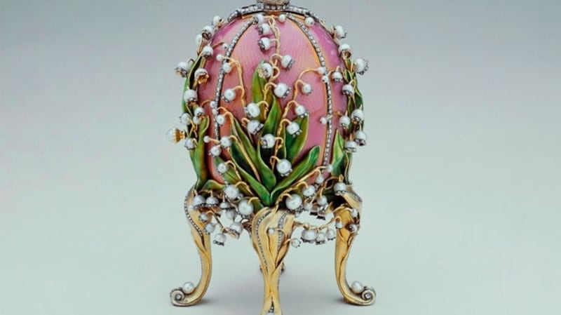 A Fabergé Imperial Egg, one of 51 made for the Tsars of Russia between 1885 and 1917