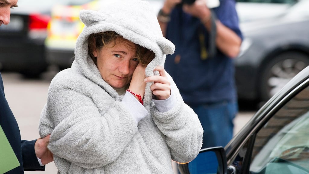 Karen Harrington (35) has been charged with the murder of two-year-old Santina Cawley in an apartment in Cork city last month. Photograph: Daragh Mc Sweeney/Cork Courts.