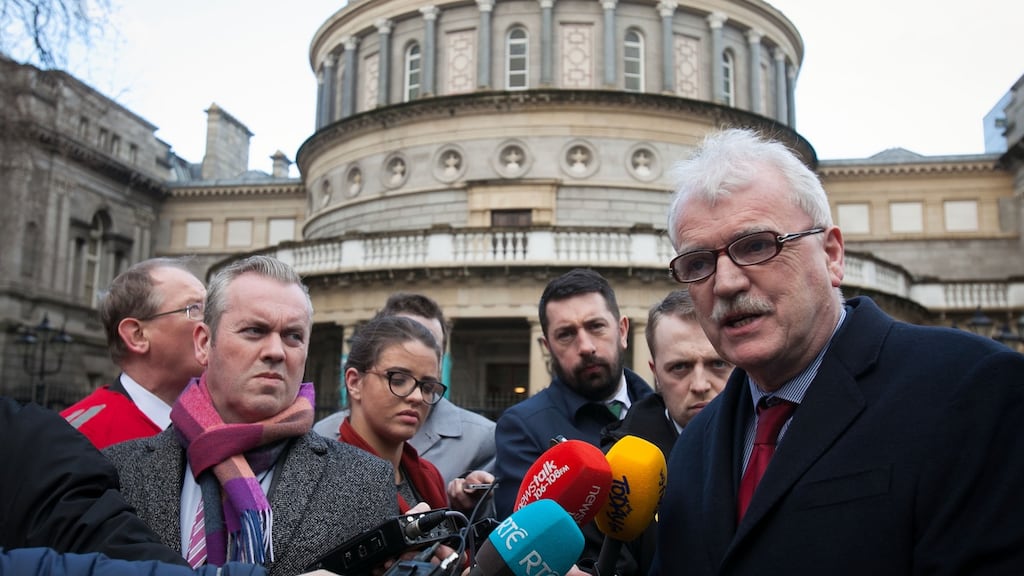 Minister of State for Disability Issues Finian McGrath who confirmed on Tuesday  a commission of investigation has been set up into the care of ’Grace’ in a foster home in the southeast.  Photograph: Collins