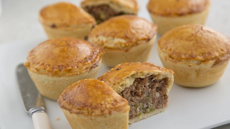 Gary O’Hanlon’s spiced turnip and pork pasties.