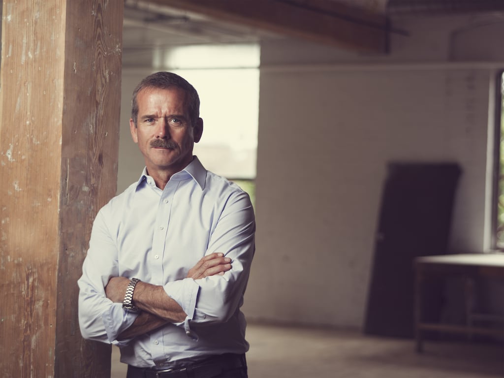Former astronaut Chris Hadfield is appearing at the Bord Gáis Energy Theatre in June. Don't expect him to pass the salt. Photograph: Max Rosenstein