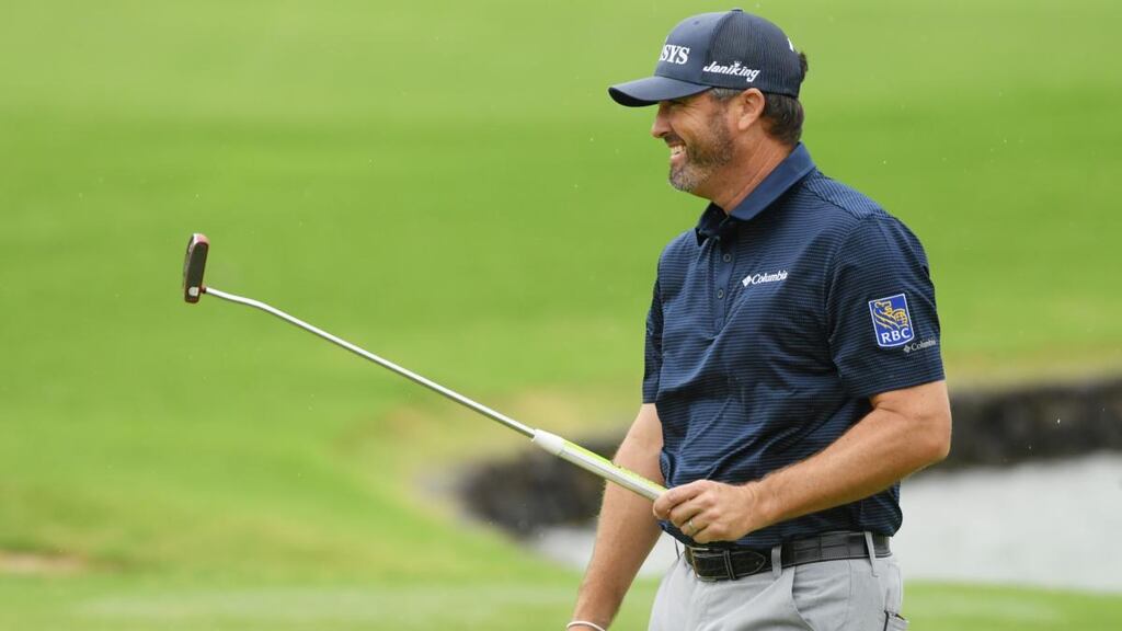 Ryan Palmer shot a 62 to take the lead in the Farmers Insurance Open. Photograph: Harry How/Getty