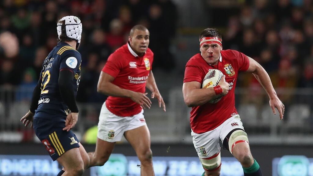 CJ Stander in action against the Highlanders: “Midweek, in Test-week; you’re still putting on a jersey and you want to make your family proud and the boys around you proud.” Photograph: David Rodgers/Getty