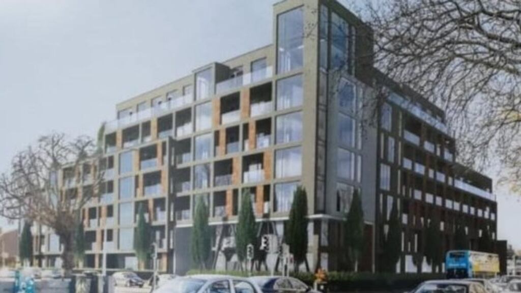 An image of the apartment block on Eglinton Road in Donnybrook that Avestus is seeking permission to build.
