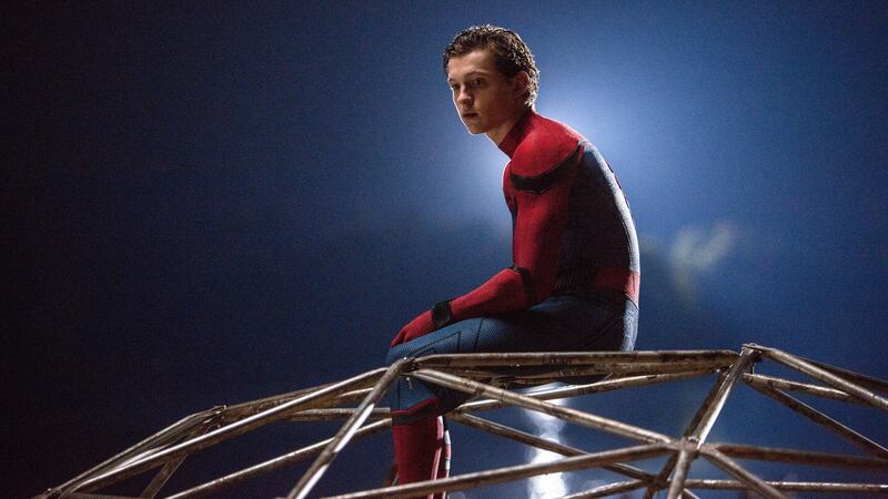 Just a boy: Tom Holland in Spider-Man Homecoming. Photograph: Marvel