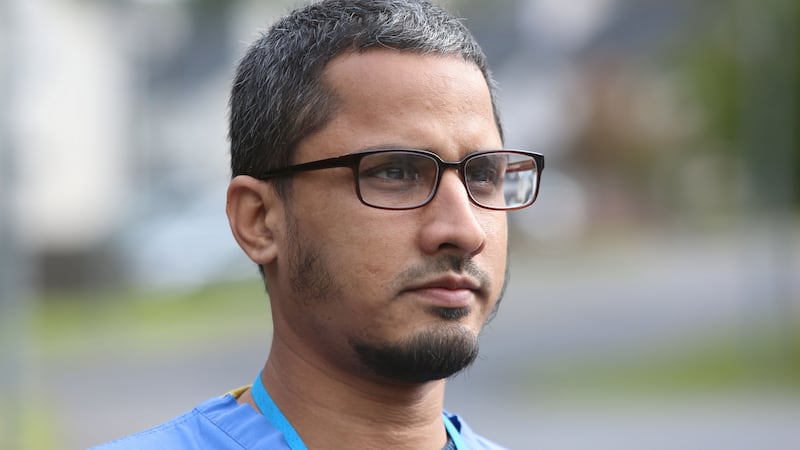 Dr Liqa ur Rehman, University Hospital Galway, who helped set up the ‘Train Us for Ireland’ campaign. Photograph: Joe O’Shaughnessy