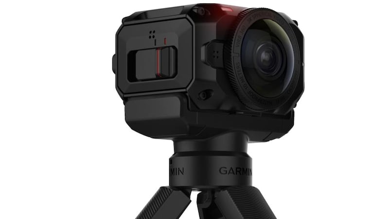 Garmin Virb 360 is a waterproof camera which shoots 360 degree video.