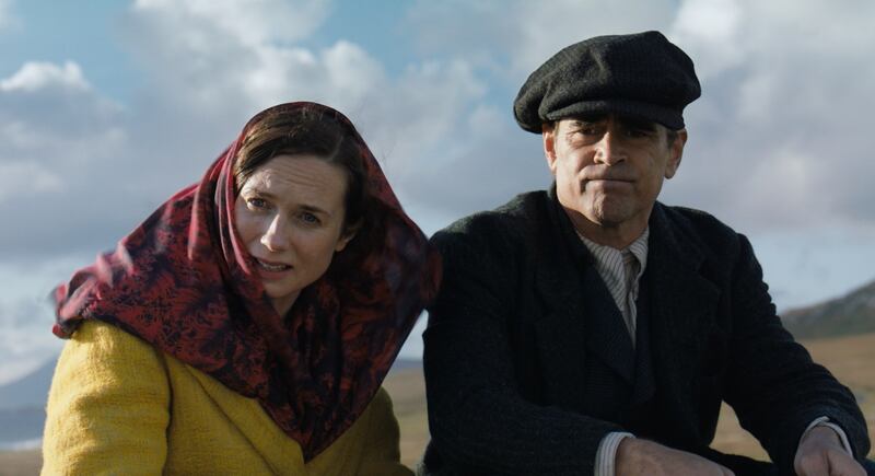 Kerry Condon and Colin Farrell in The Banshees of Inisherin: will Martin McDonagh's drama harvest any awards from its nine nominations?