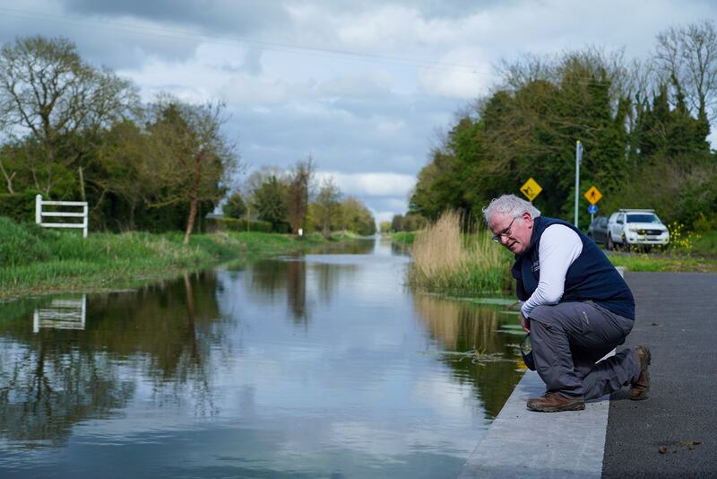 Kieran Buckley at the Royal Canal, where he recently caught people catching more than 300 crayfish. Photograph: Enda O'Dowd