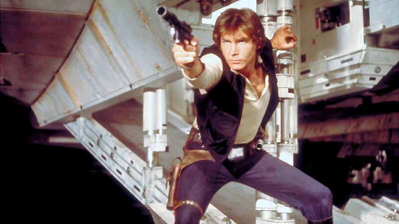 Harrison Ford as Hans Solo in the first Star Wars film in 1977. Photograph: Sunset Boulevard/Corbis