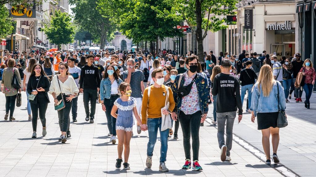 IHS Markit’s Flash Composite Purchasing Managers’ Index, seen as a good guide to economic health, fell to 59.5 in August from 60.2 last month. Photograph: iStock