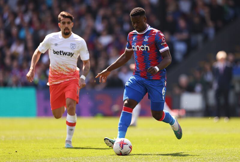 Marc Guehi of Crystal Palace looks to be on his way to Newcastle United. Photograph: Marc Atkins/Getty Images