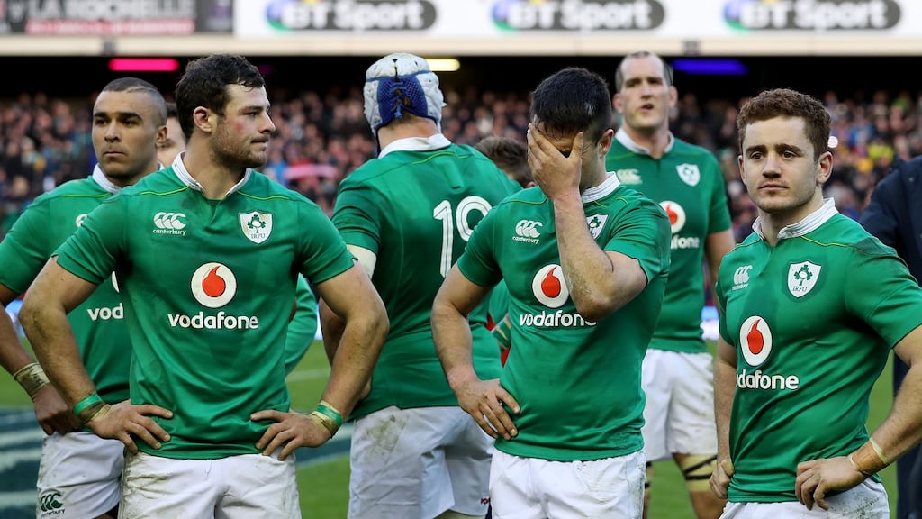 How did the Irish players rate in the defeat to Scotland? Photograph: Dan Sheridan/Inpho