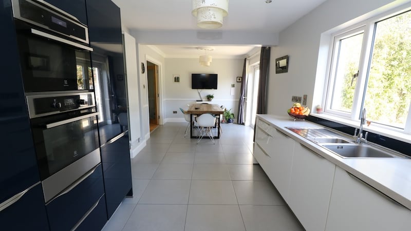 The kitchen at 14 The Cloisters, Bettystown, Co Meath