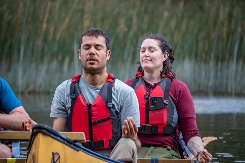 Adventure Gently's Slow Adventure Yoga and Paddle Experience. Photograph: Leitrim Tourism
