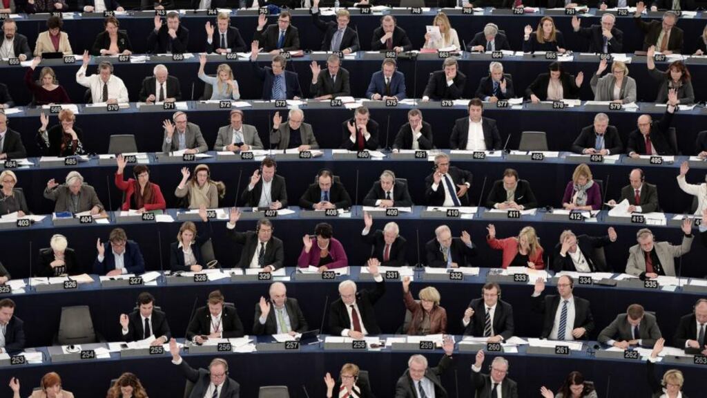 Members of the European Parliament backed a non-binding resolution on measures to prevent radicalisation. Photograph: Frederick Florin/AFP/Getty Images