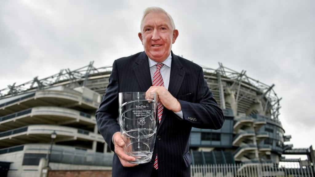 Former Dublin captain Sean Doherty who was inducted into the All-Ireland Kick Fada Hall of Fame. Doherty captained Dublin to success in 1974 and added further winner’s medals in 1976 and ’77. Photo: Pat Murphy/Sportsfile .