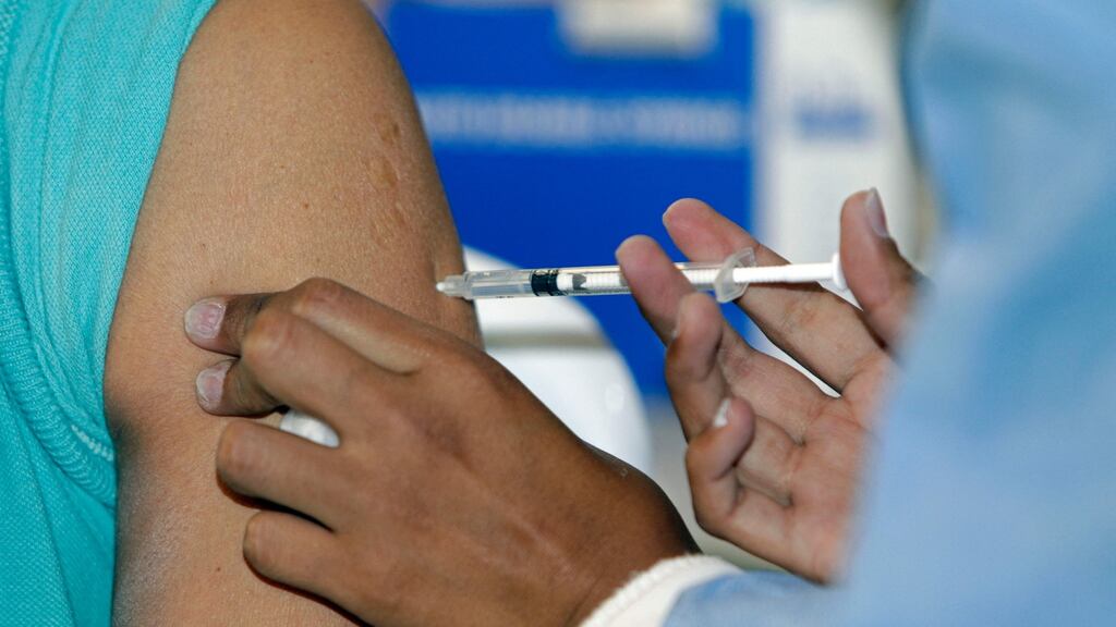 The company says the data adds to the growing evidence that supports a third dose of its vaccine irrespective of the primary vaccination schedule. Photograph: Cristina Vega Rhor/AFP via Getty