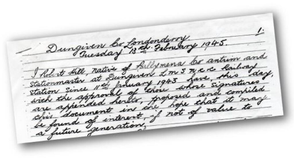 ‘He penned, in beautiful copperplate, a four-page account summarising the state of the war and his hopes for returning servicemen’