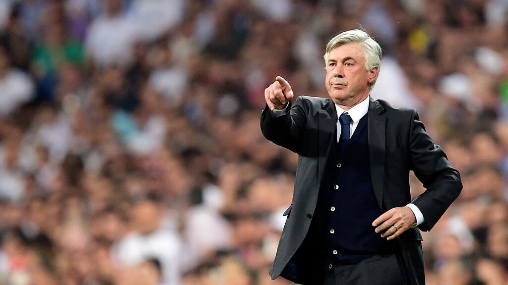 Carlo Ancelotti is to be announced as the new Bayern Munich manager in the next few days. Photograph: Afp