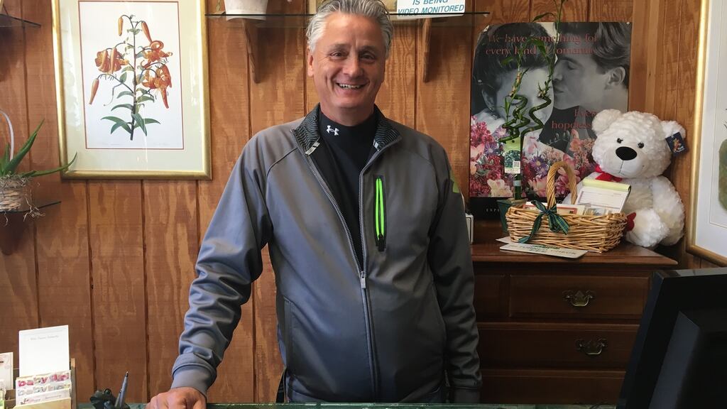 Rick Berry, a florist in Wilkes-Barre, Pennsylvania, voted for Donald Trump