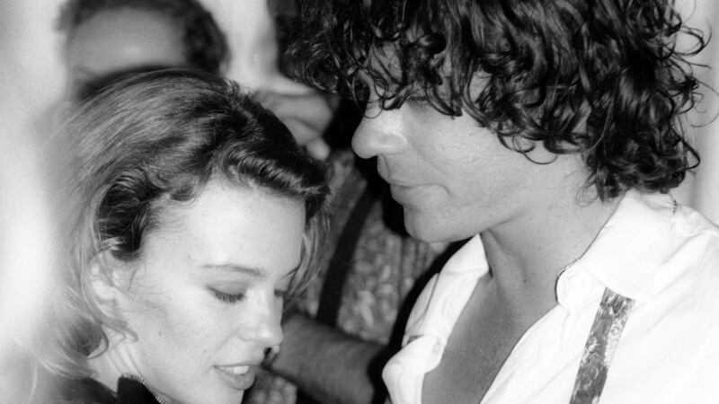 Michael Hutchence with Kylie Minogue