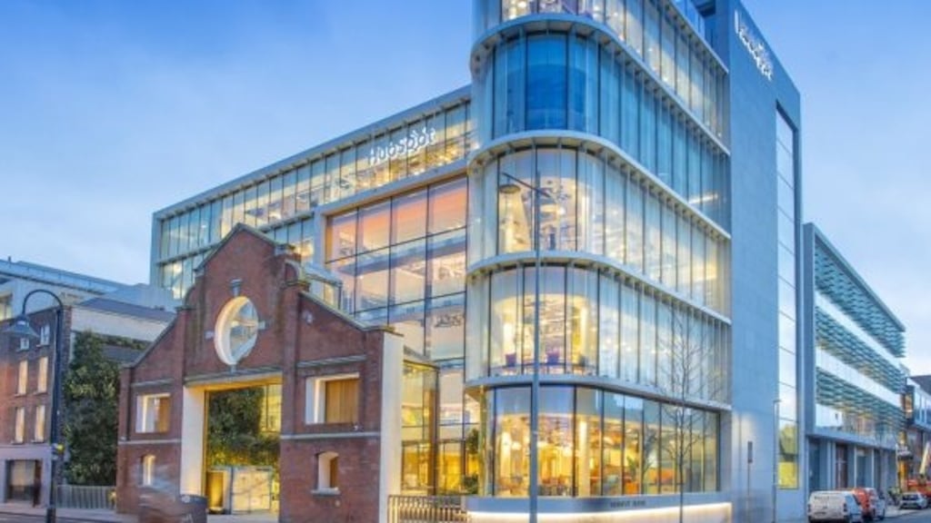 HubSpot’s offices in Dublin. The latest accounts for the company show those employed increased by 157 people to 641 last year.