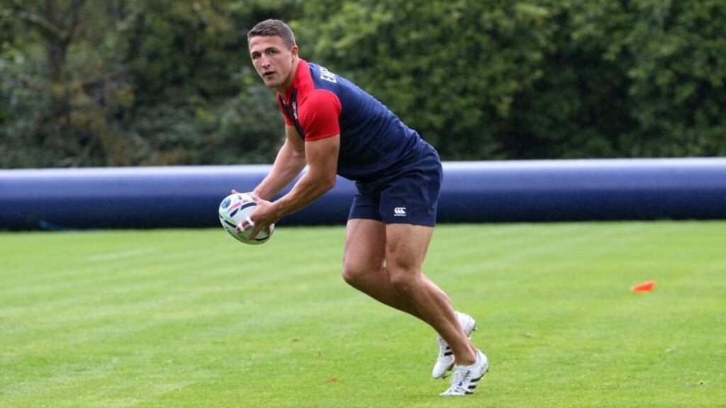 Sam Burgess has denied that a rugby league return is on the cards. Photograph: David Rogers/Getty Images